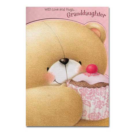 Granddaughter Birthday Forever Friends Card